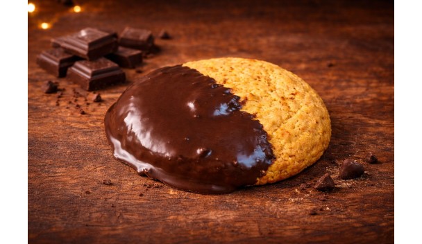 Cocoskoeken met chocolade